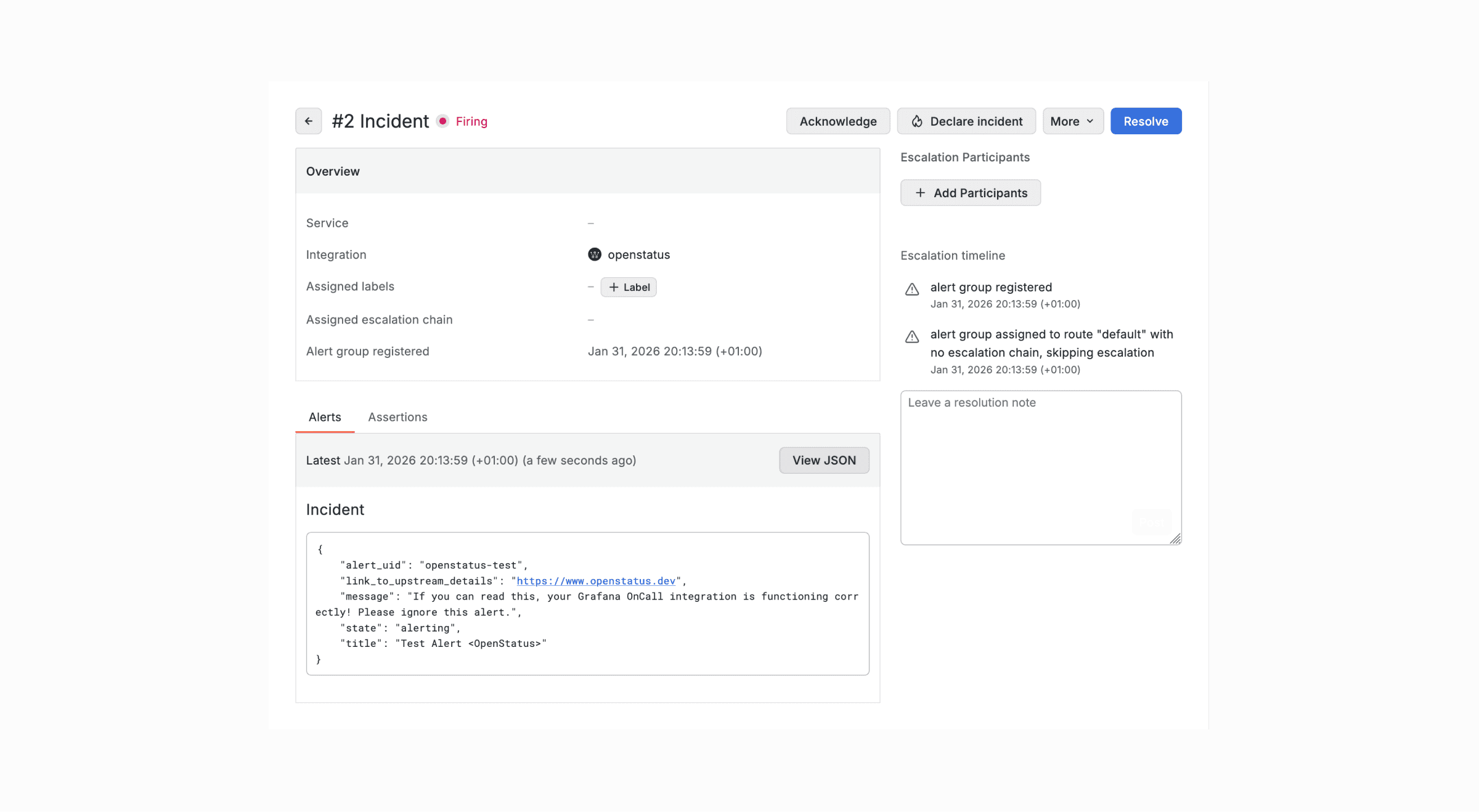 Grafana OnCall Notifications